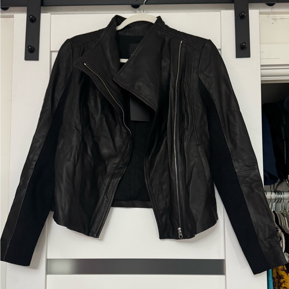 Trouve Black Leather Jacket